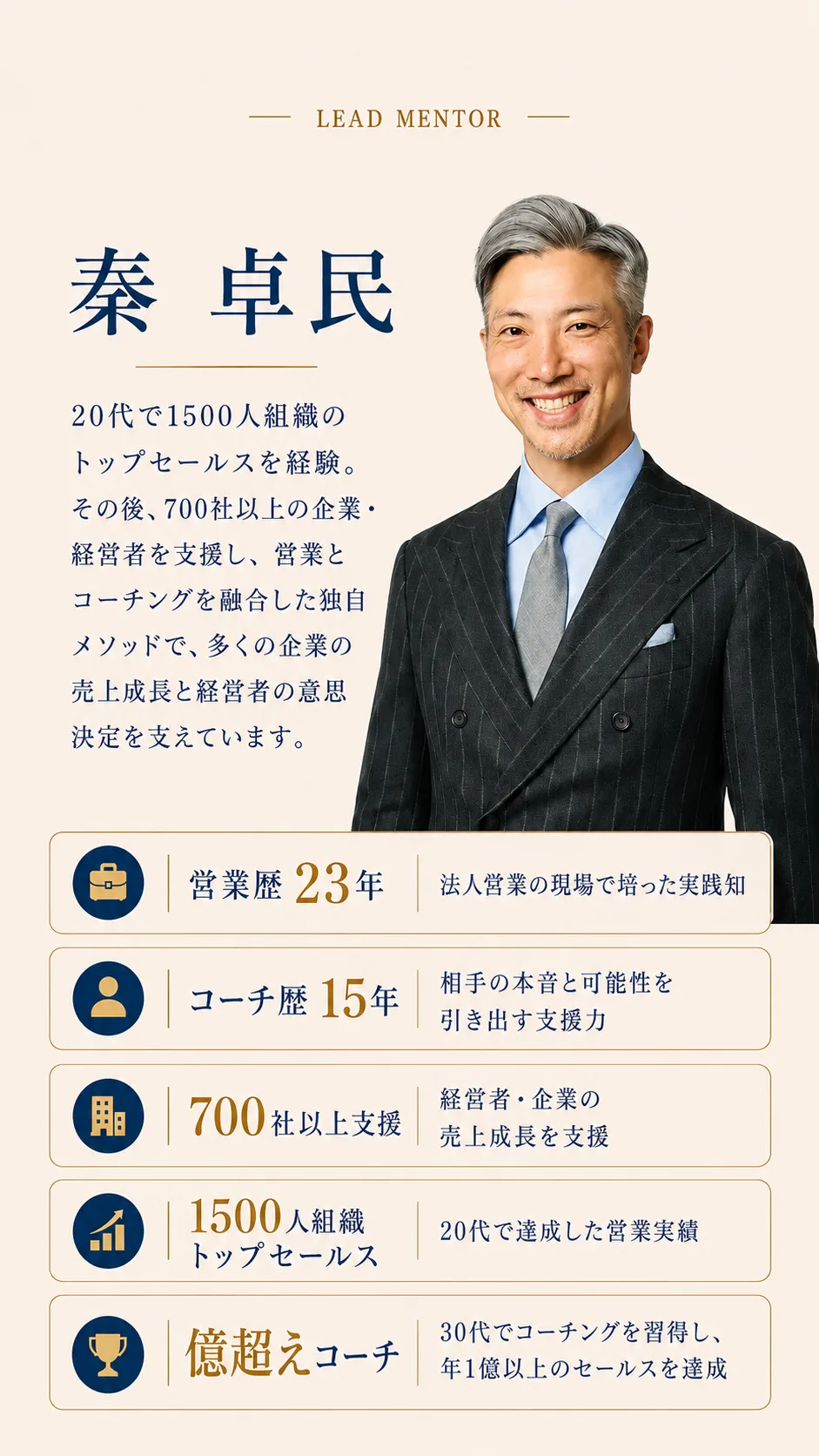 どういう人から学ぶのか。Lead Mentor